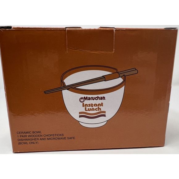 Maruchan Noodle Bowl with Chopsticks Dishwasher Microwave Safe Ramen Noodles - Picture 4 of 6